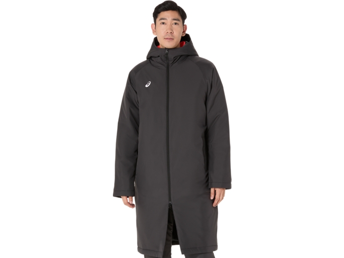 中わたロングコート | パフォーマンスブラック | メンズ