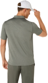 รูปภาพ 2 จาก 6 ถึง ผู้ชาย TRUFFLE GREY HEATHER REFINED TEXTURE SHORT SLEEVE POLO-SHIRT Men Tops