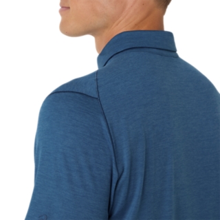 REFINED TEXTURE SHORT SLEEVE POLO-SHIRT, Image 6 of 7