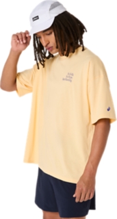 รูปภาพ 3 จาก 7 ถึง ผู้ชาย LIGHT ORANGE RUNNER MESSAGE GRAPHIC RELAXED TEE Men Tops