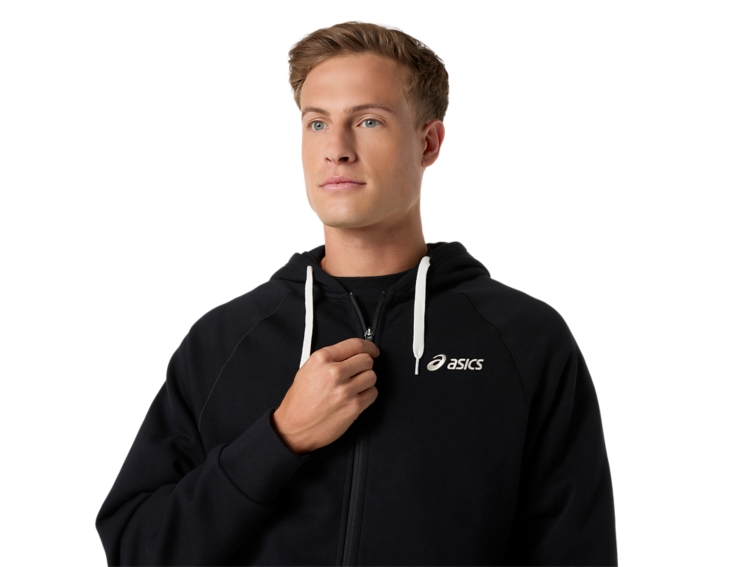 ASICS LOGO FLEECE FULL ZIP HOODIE thumbnail