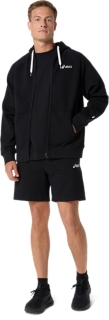 ASICS LOGO FLEECE FULL ZIP HOODIE, Image 8 of 9