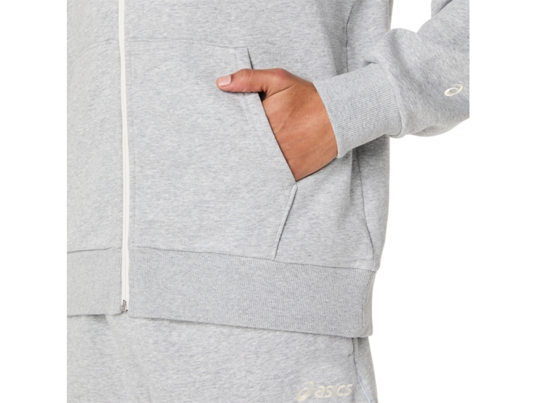 ASICS LOGO FLEECE FULL ZIP HOODIE thumbnail