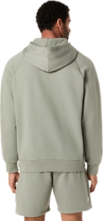 ASICS LOGO FLEECE FULL ZIP HOODIE, Image 2 of 9