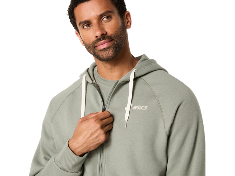 ASICS LOGO FLEECE FULL ZIP HOODIE thumbnail