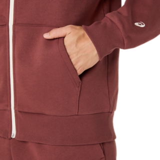 ASICS LOGO FLEECE FULL ZIP HOODIE, Image 5 sur 8