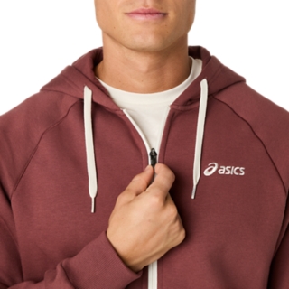 ASICS LOGO FLEECE FULL ZIP HOODIE, Image 6 sur 8