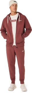 ASICS LOGO FLEECE FULL ZIP HOODIE, Image 8 sur 8