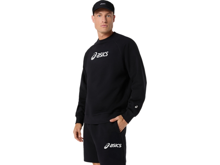ASICS LOGO FLEECE CREW-NECK TOP thumbnail