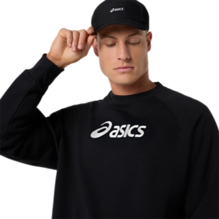ASICS LOGO FLEECE CREW-NECK TOP, Image 4 of 6