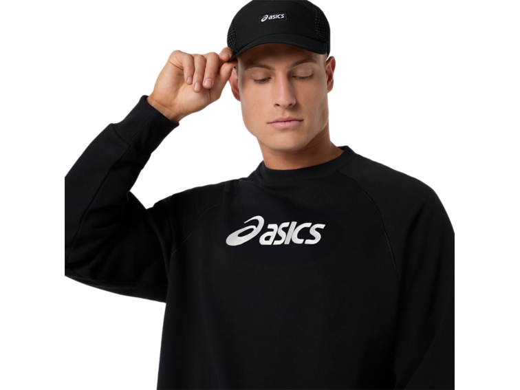 ASICS LOGO FLEECE CREW-NECK TOP thumbnail