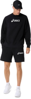 ASICS LOGO FLEECE CREW-NECK TOP, Image 6 of 6