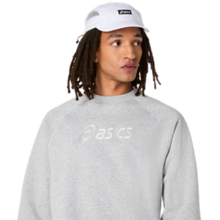 ASICS LOGO FLEECE CREW-NECK TOP, Image 4 of 8