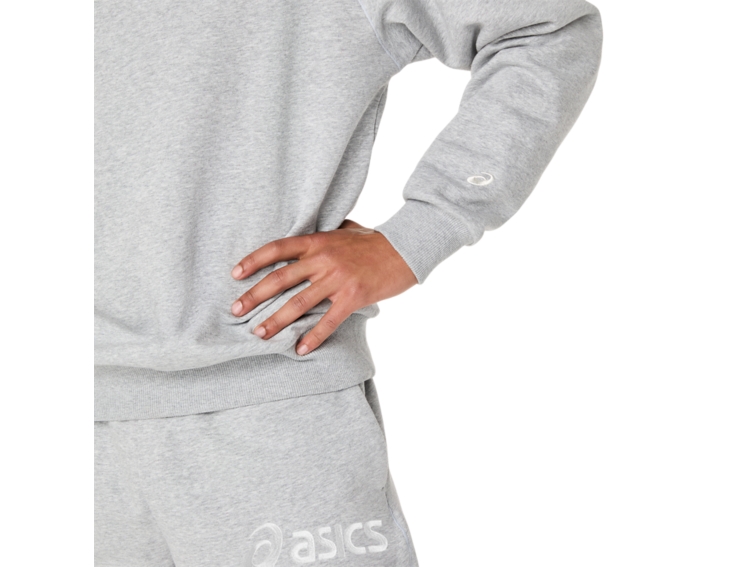 ASICS LOGO FLEECE CREW-NECK TOP thumbnail