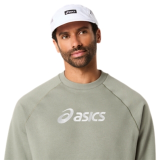 ASICS LOGO FLEECE CREW-NECK TOP, Image 4 of 7