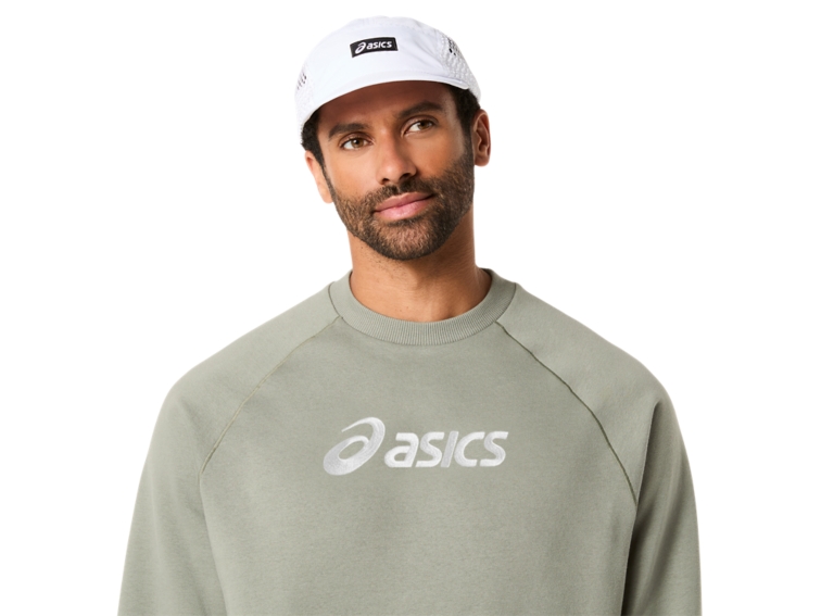 ASICS LOGO FLEECE CREW-NECK TOP thumbnail