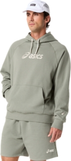 ASICS LOGO FLEECE HOODIE, Image 3 of 8