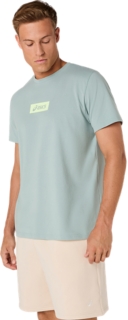รูปภาพ 3 จาก 6 ถึง ผู้ชาย OCEAN HAZE ASICS CHEST LOGO TEE Men Tops