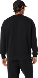 FLEECE CREW-NECK TOP RELAXED, Performance Black 2