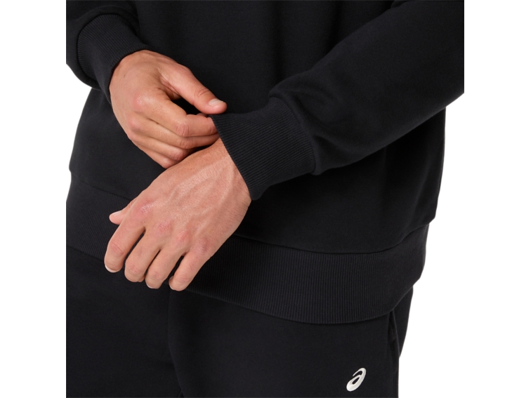 FLEECE CREW-NECK TOP RELAXED thumbnail