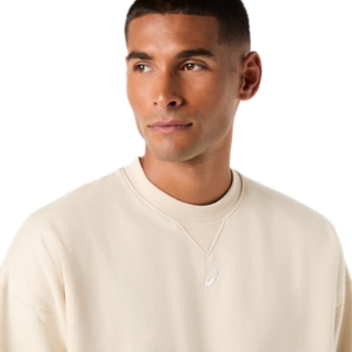 FLEECE CREW-NECK TOP RELAXED, Image 4 of 6