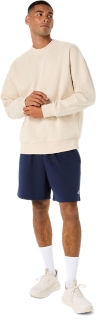 FLEECE CREW-NECK TOP RELAXED, Image 6 of 6