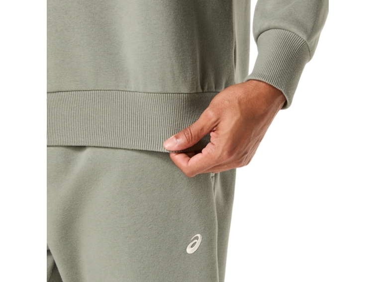 FLEECE CREW-NECK TOP RELAXED thumbnail