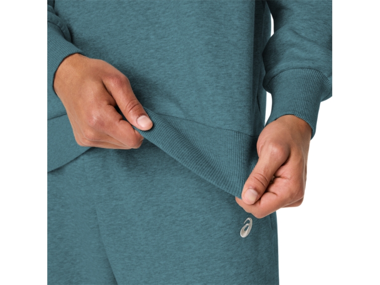 FLEECE CREW-NECK TOP RELAXED thumbnail