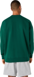 FLEECE CREW-NECK TOP RELAXED, Image 2 of 6