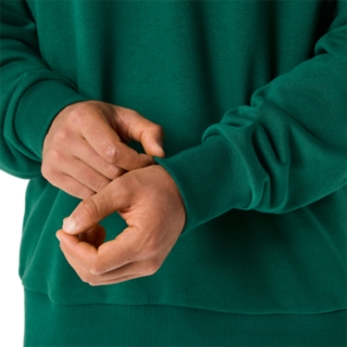 FLEECE CREW-NECK TOP RELAXED, Image 5 of 6