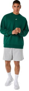 FLEECE CREW-NECK TOP RELAXED, Image 6 of 6