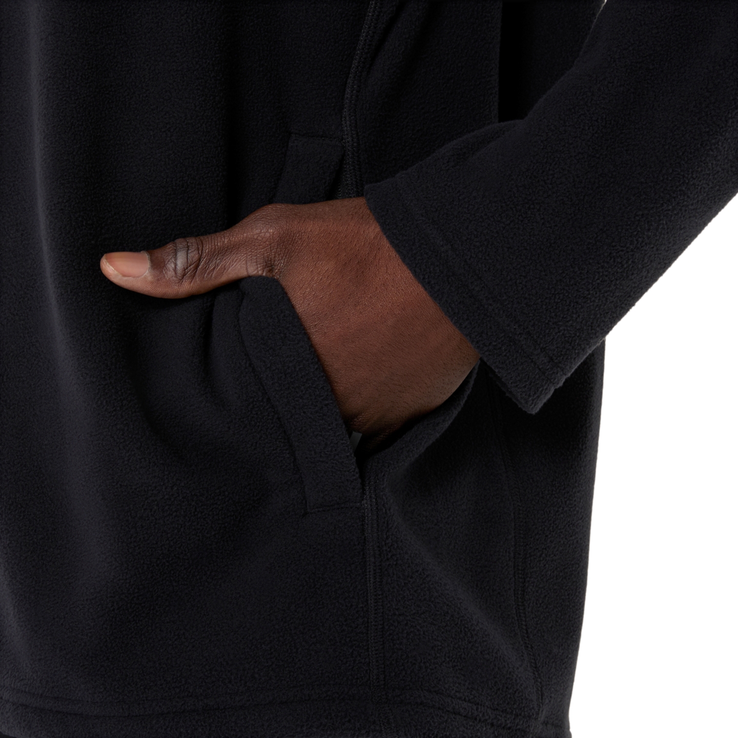 Мужская куртка ASICS Sport Winter Polar Fleece, цвет: Чёрный — фото 4