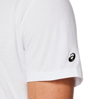Image 5 of 6 of Men's BRILLIANT WHITE ASICS LOGO TEE Short Sleeve Shirts