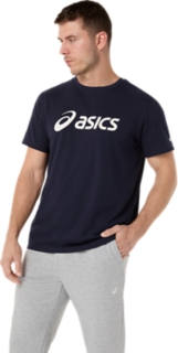 Image 3 of 6 of Men's MIDNIGHT ASICS LOGO TEE Short Sleeve Shirts
