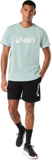 Image 6 of 6 of Men's OCEAN HAZE ASICS LOGO TEE Men's Short Sleeve Shirts
