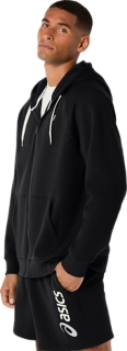 FLEECE FULL ZIP HOODIE, Performance Black 3