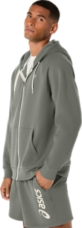 FLEECE FULL ZIP HOODIE, Image 3 of 8