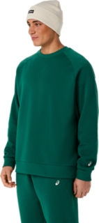 FLEECE CREW-NECK TOP, Image 3 of 5