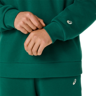 FLEECE CREW-NECK TOP, Image 4 of 5