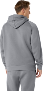 FLEECE RELAXED PULLOVER HOODIE, Grey Heather 2
