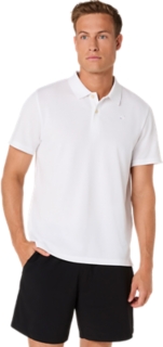 Alternative image view of ASICS COTTON BLEND POLO-SHIRT,  BRILLIANT WHITE