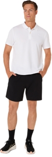 Image 6 of 6 of Men's BRILLIANT WHITE ASICS COTTON BLEND POLO-SHIRT Men's Short Sleeve Shirts