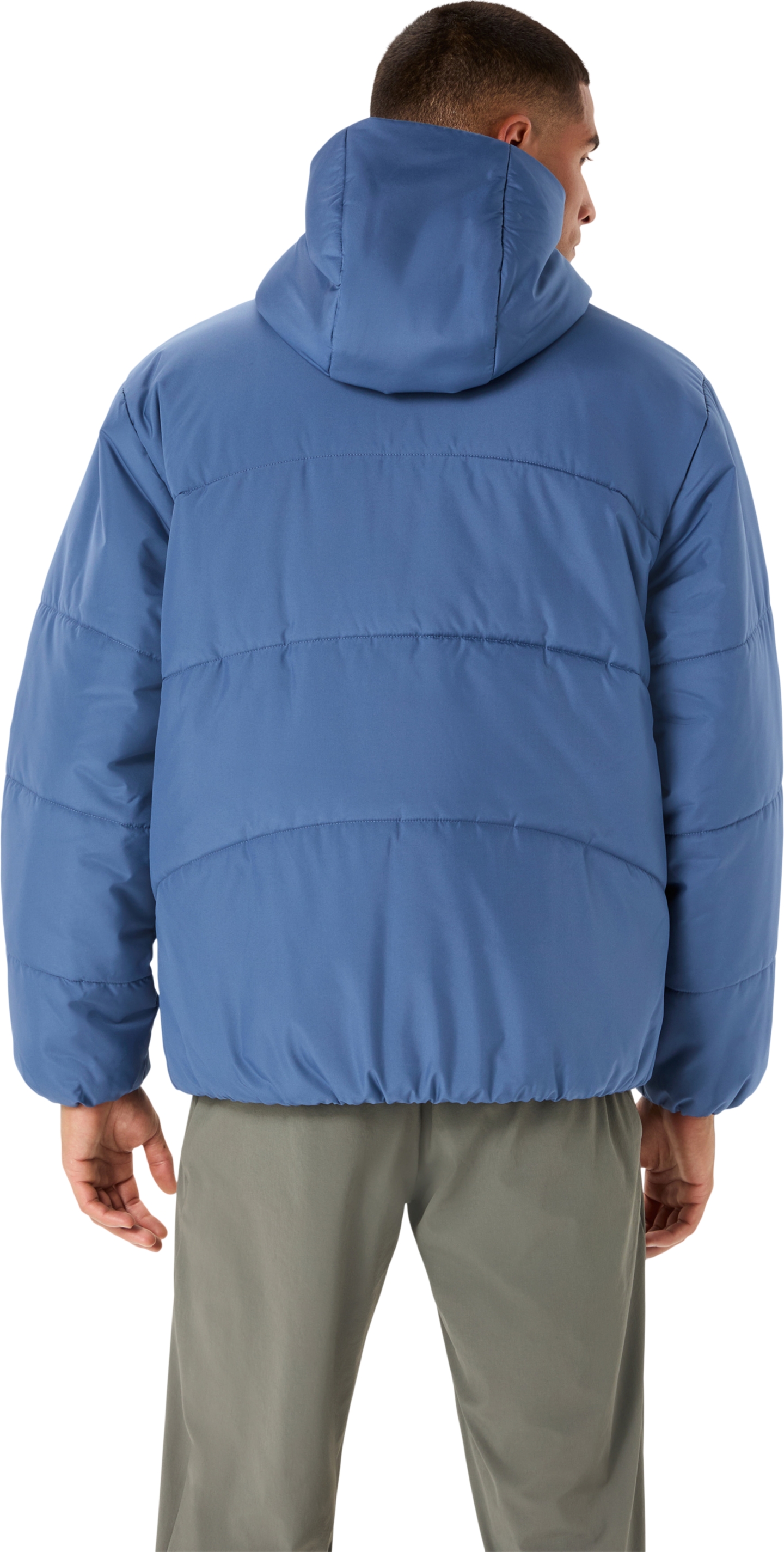 Мужская куртка ASICS Puffer, цвет: Grand Shark — фото 2