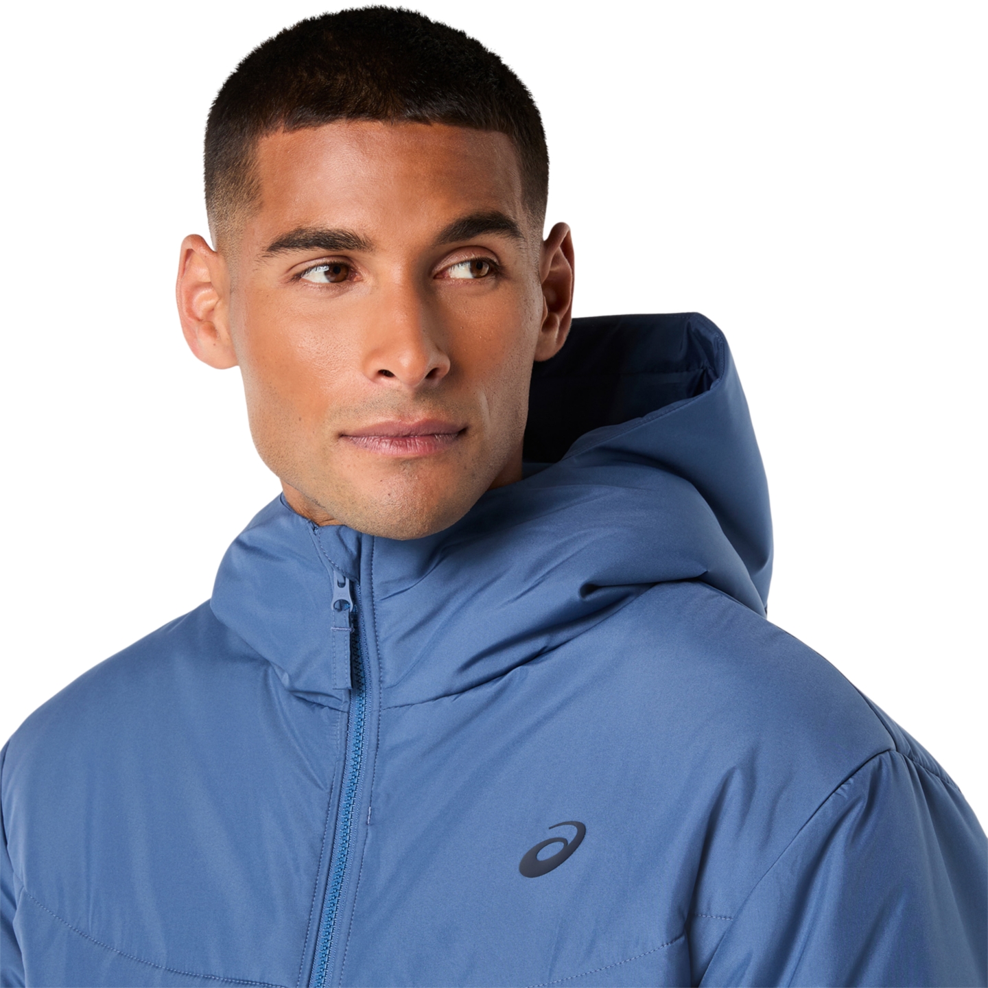 Мужская куртка ASICS Puffer, цвет: Grand Shark — фото 4