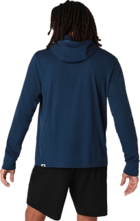 ACTIADAPT パッカブル長袖フーディー, Independence Blue 2