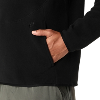 REFINED TEXTURE FLEECE HALF ZIP LONG SLEEVE TOP, Image 4 of 7