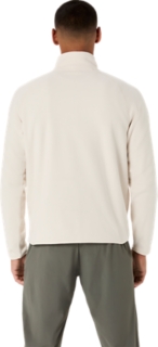 REFINED TEXTURE FLEECE HALF ZIP LONG SLEEVE TOP, Image 2 of 10