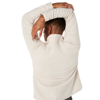 REFINED TEXTURE FLEECE HALF ZIP LONG SLEEVE TOP, Image 7 of 10