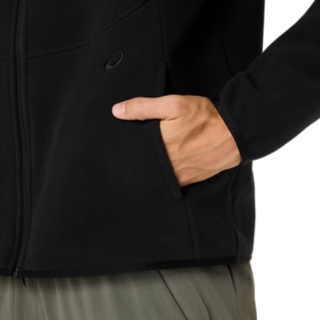 REFINED TEXTURE FLEECE FULL ZIP TOP, Image 4 of 8