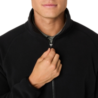 REFINED TEXTURE FLEECE FULL ZIP TOP, Image 5 of 8